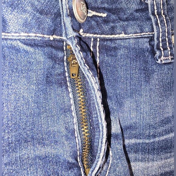 Love Nation Blue Ankle Cropped Tapered Fit Jeans 18W (JEA9) - Picture 10 of 10